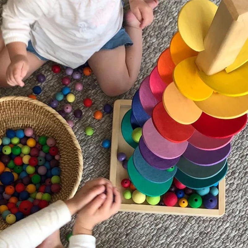 SkillLeaf - Musikalischer Murmelbaum mit interaktiven Ballspielen für Kinder