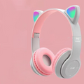 KittyAudio – Kabelloses Bluetooth Headset mit LED Katzenohren und Mikrofonsteuerung