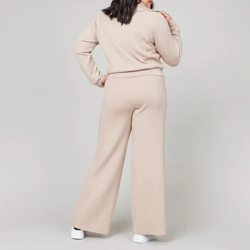 Mila - Schick Langärmelig Weich Loungewear Satz