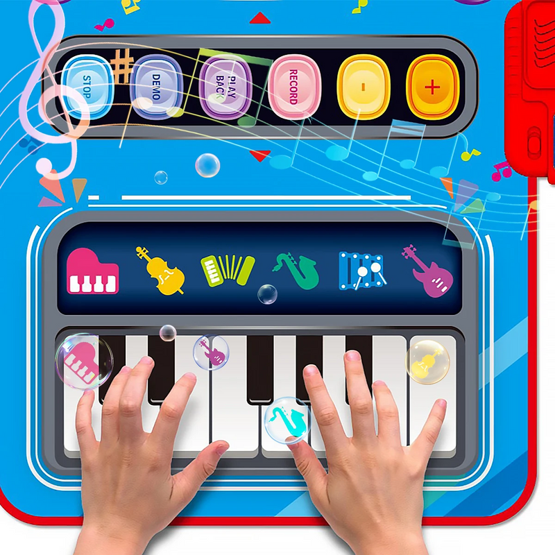 BeatMat - Interaktive Musikspielmatte mit buntem Gestaltung für Kinder