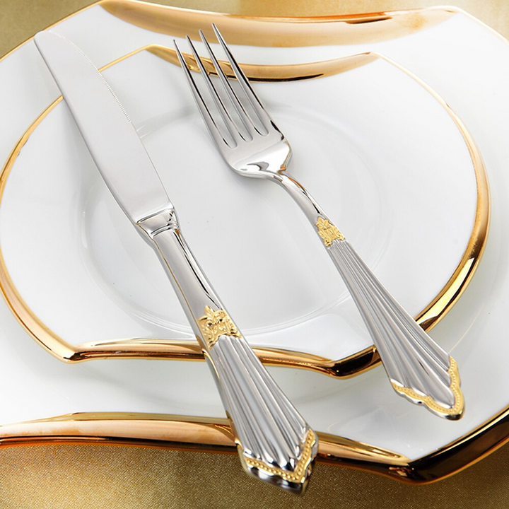 TableLuxe – Elegantes handgefertigtes Besteckset mit poliertem Finish