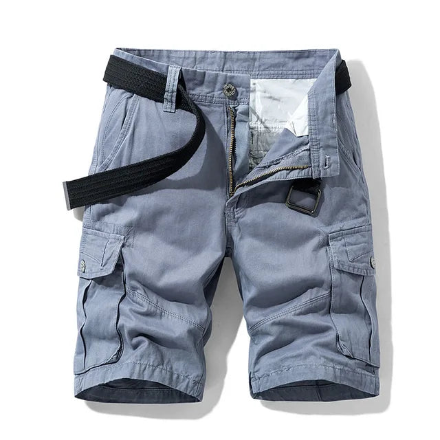 Alaric – Elegante Lockere Passform Cargo Kurze Hosen mit mehreren Taschen