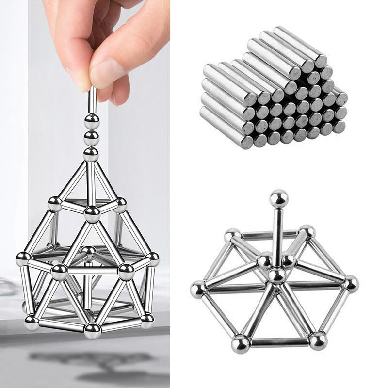 FocusSphere - Magnetische Kugeln Set Kreative und entspannende Stressabbau Spielzeug mit sphärischen Veränderungen