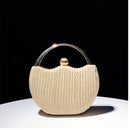 Alina – Stilvolle Handtasche mit luxuriösem runden Griff und geräumigem Innenraum