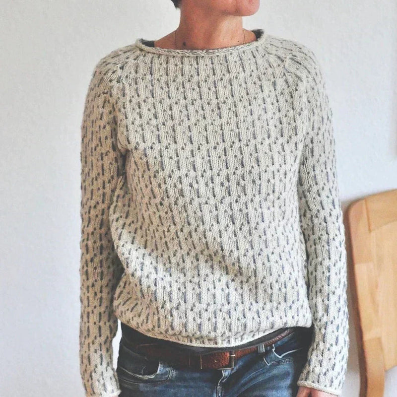 Sophia - Luxuriöser Komfort Bootshals Langärmeliger Pullover