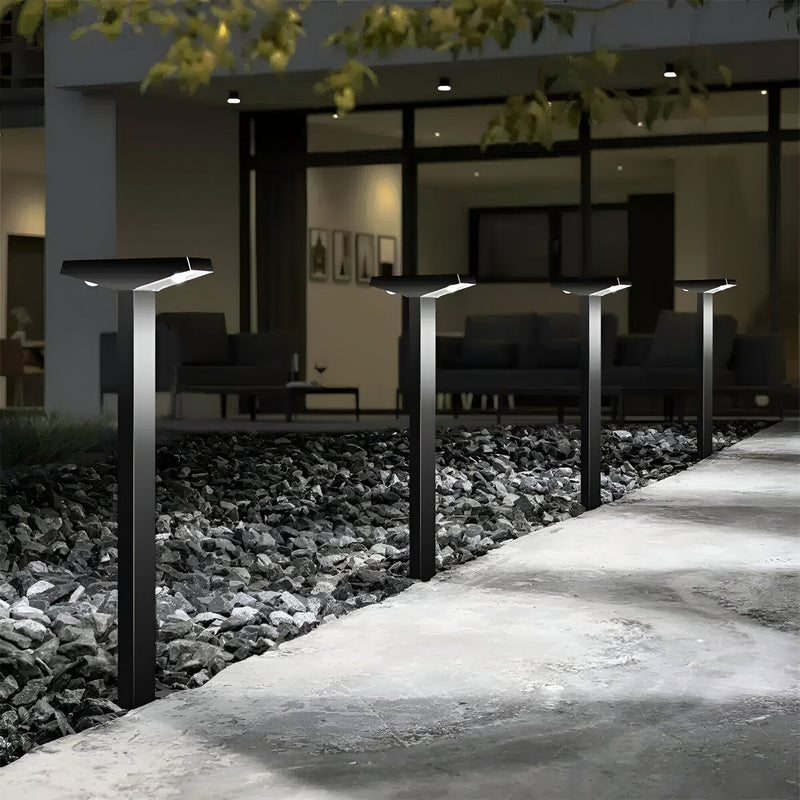 LumiTrek – Wasserdichte LED Solar Gartenleuchten mit T förmigem Entwerfen
