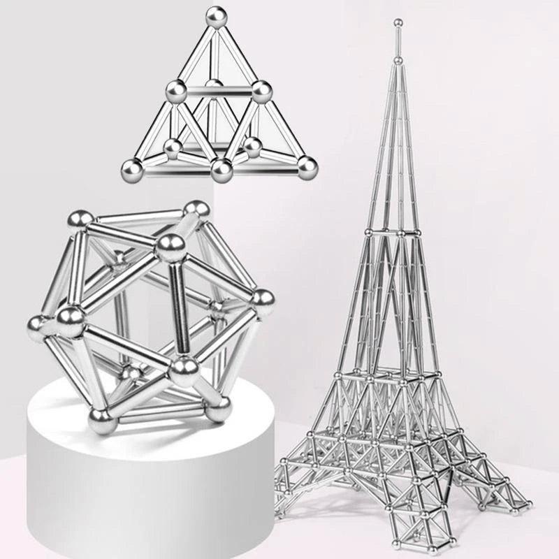 FocusSphere - Magnetische Kugeln Set Kreative und entspannende Stressabbau Spielzeug mit sphärischen Veränderungen
