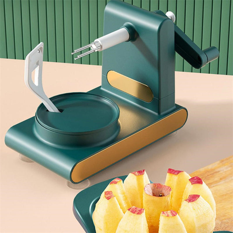CrankPeel – Handkurbel Küchenschäler für müheloses Zubereiten von Obst und Gemüse