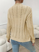 Yasmine - Stylische Strickjacke mit Knopfleiste und langen Ärmeln