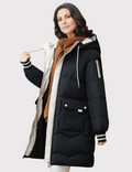 Luisa - Warmer Langärmelig Kapuze Mantel Mit Tiefen Taschen
