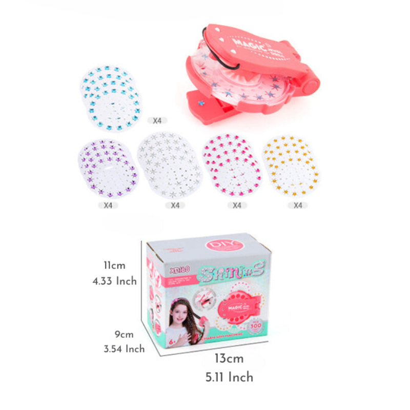 SparkleEase - Tragbarer Edelsteinklammerer für Haare und Zubehör