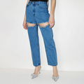 Reina – Elegante Cut-Out-Hose mit hohem Bund