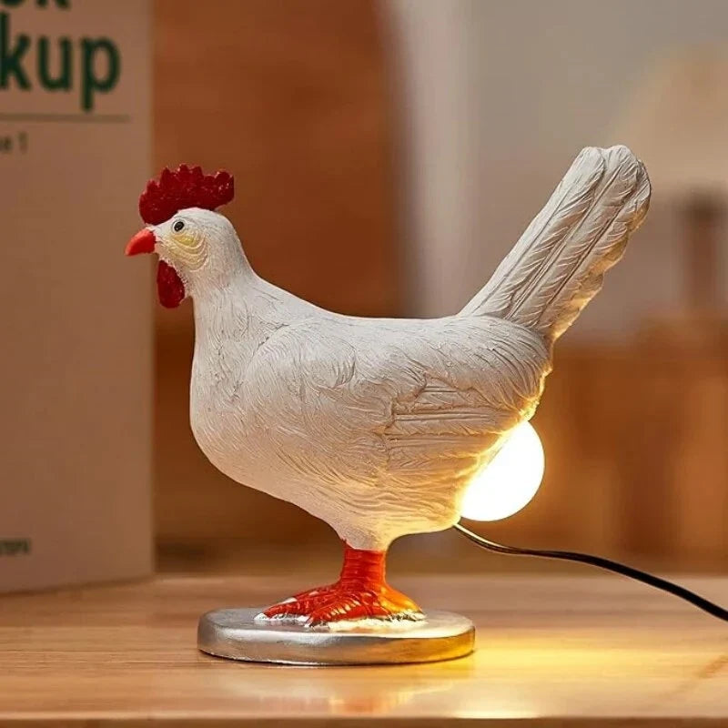 ChickLite – Dekoratives Nachtlicht in Hühnerform mit LED Leuchten zur Dekoration
