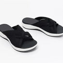 Zaneah – Leichte offenen Zehen Hausschuhe mit Rutschfeste Sohle