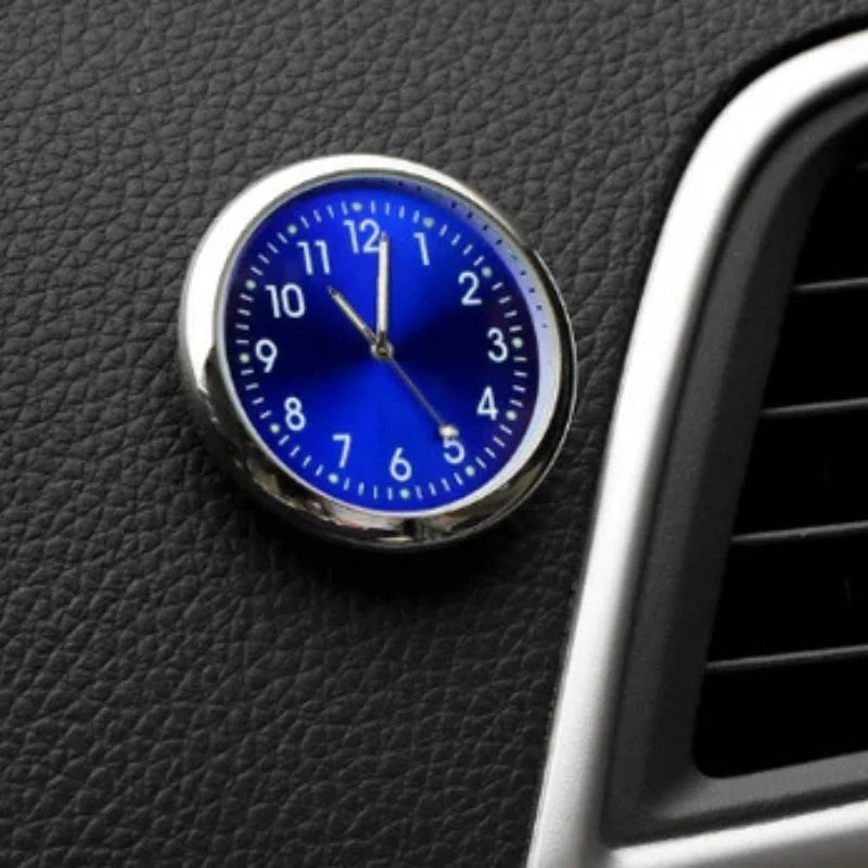 AutoTick - Mini Analoguhr mit runder Form für den Autoinnenraum