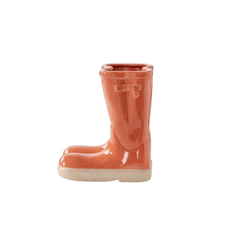 VaseKick – Stiefelförmige Blumenvase aus Keramik für die Inneneinrichtung