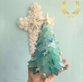 Tropical Bliss - Einzigartig Handgefertigt Meerglas Weihnachten Baum