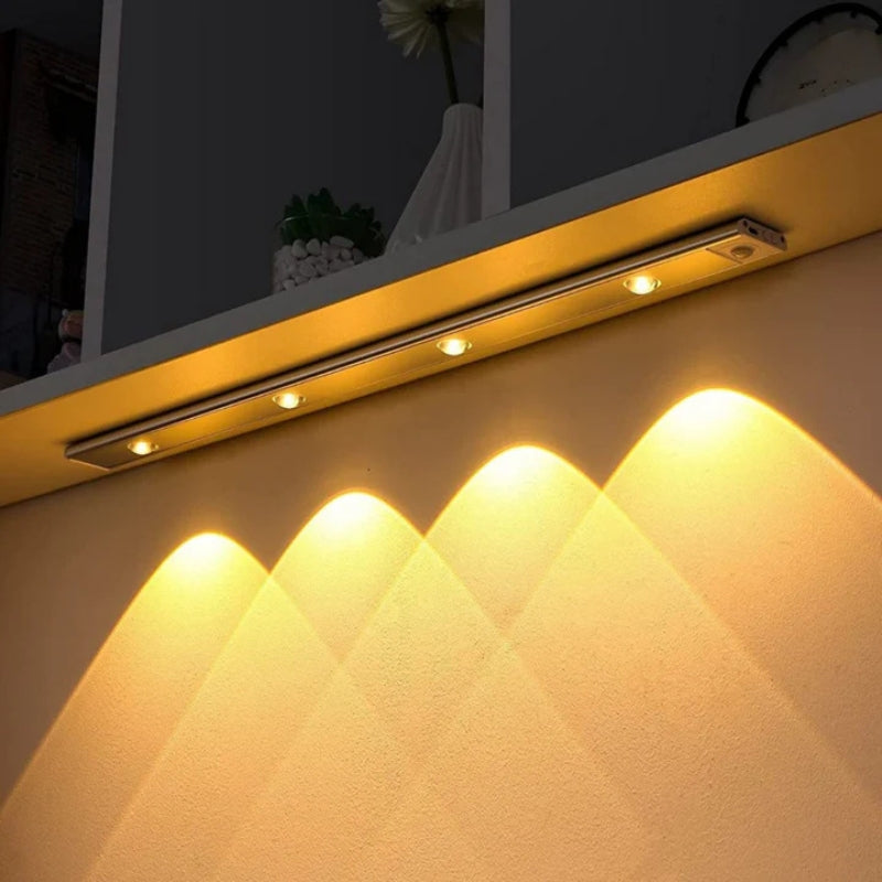 LumeSense - LED Nachtlicht mit USB Akku und kabellosem Bewegungssensor | 1+1 Gratis