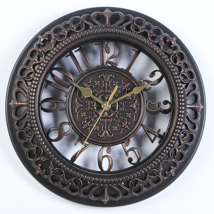 EchoCraft – Vintage Wanduhr mit Retro Details für klassische Innenräume