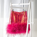 Zara – Schimmernder Minirock mit strukturiertem Saum und kräftigem Finish