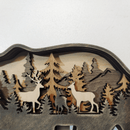 WoodArt - 3D Kreative Tierschnitzerei Handgemachtes Dekoratives Geschenk für Heim und Büro
