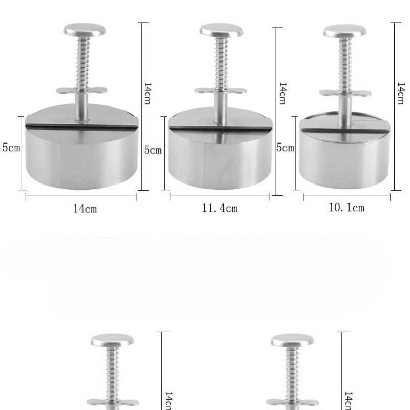 ShapeGrill – Runde ergonomische Burgerpresse mit Griff für perfekte Patties