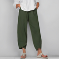 Melina – Lockere Passform Hose mit elastischem Bund und weitem Bein
