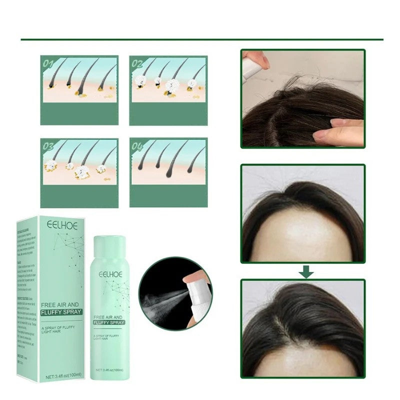 VoliShine - Trockenshampoo Spray für sofortige Ölkontrolle und einen natürlichen Volumenschub für das Haar