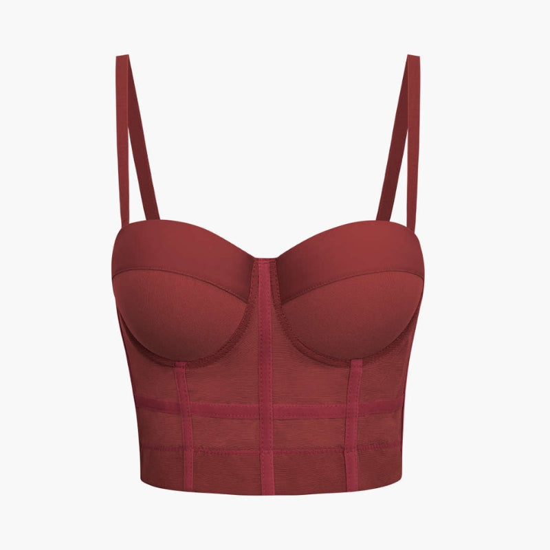 Anna – Stylisches BustierTop  mit breiten verstellbaren Trägern