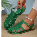 Amelie – Flache Sandalen mit rutschfester Sohle und Schnallenriemen für sicheren Halt