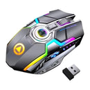 ZenFlick – Kabellose RGB Gaming Maus mit leisen Klicks und wiederaufladbarem Akku