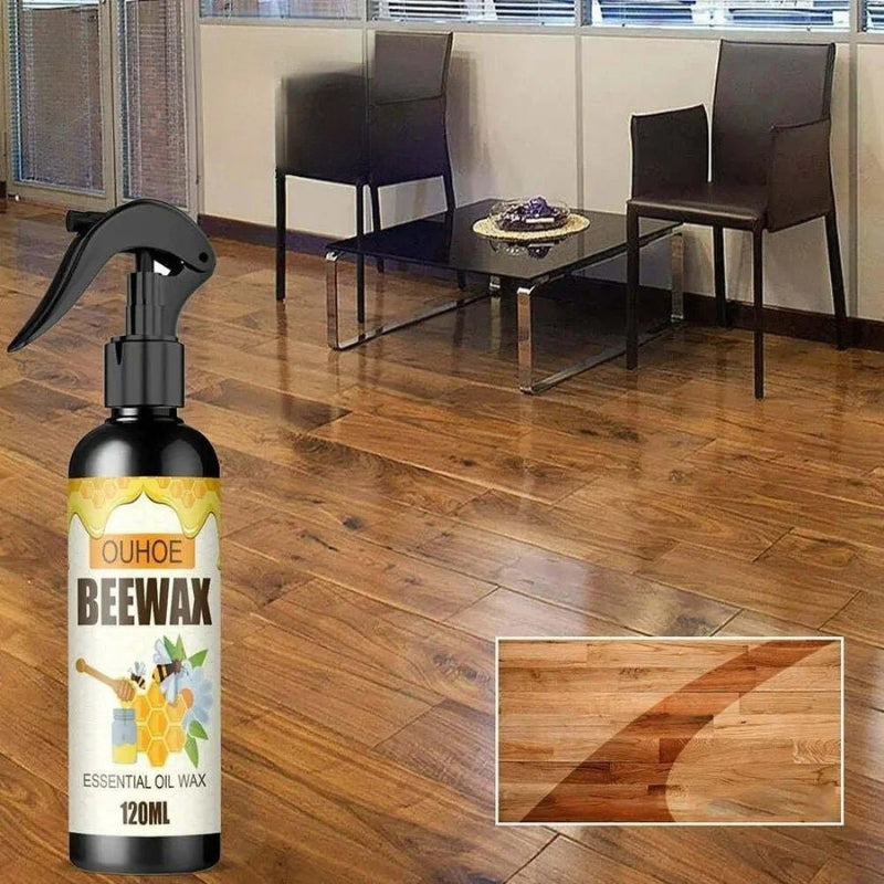 ShinePro - Bienenwachsspray für Holzmöbel und Böden mit glattem Glanz | 1+1 Gratis