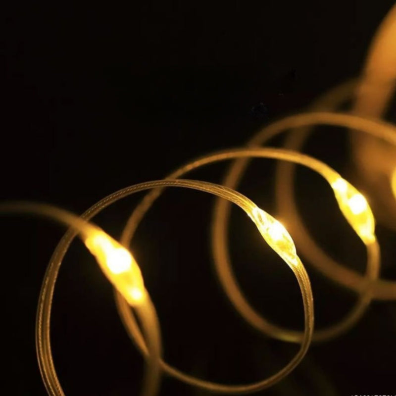 NestBright - Wiederaufladbarer tragbarer LED Lichtstreifen mit aufrollbarem Kabel und Hängebügel