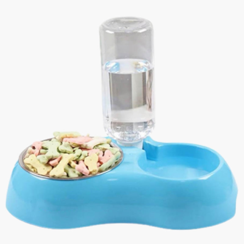 MealPaw - 3 in 1 Futternapf mit Wasserspender und Futterfächern