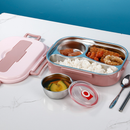 ThermoBox - Thermische Lunchbox mit Fächern und Suppenschüssel für frische Mahlzeiten