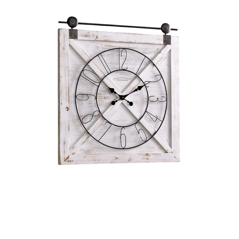 ClearTick – Quadratische dekorative Wanduhr mit minimalistischem Entwerfen