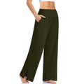 Eliana – Stylische Yogahose mit hohem Bund Seitentaschen und weitem Beinschnitt