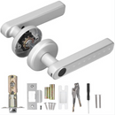 TouchFort – Intelligentes Fingerabdruck Türschloss mit Griff und schlüssellosem Zugang