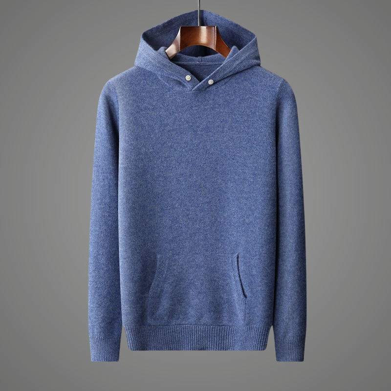 Adam - Langärmelig Kapuze Pullover Mit Taschen