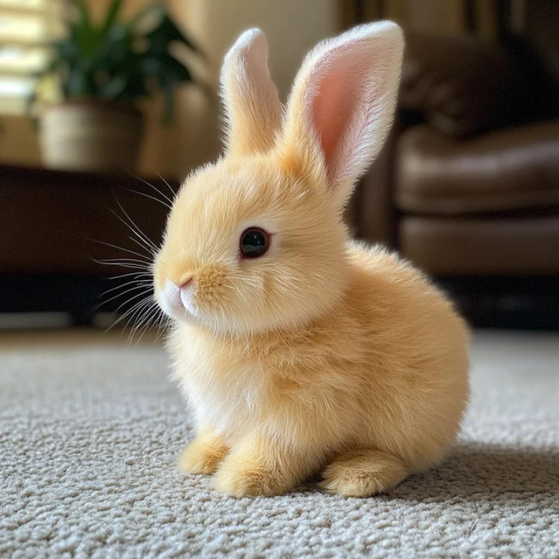 CuddleBun – Realistisches Hasenspielzeug mit weichem Fell und bezauberndem Gesicht
