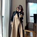 Wiebke - Warmer Langarm Trenchcoat mit Gürtel und Knöpfen
