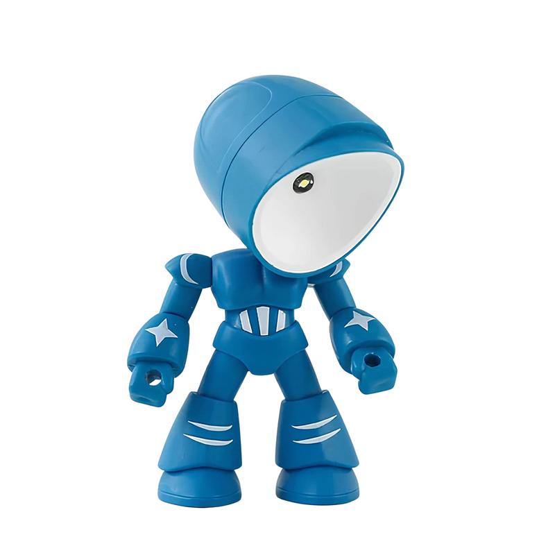 BrightBot – Roboter Tischlampe mit sanftem Licht und verspieltem Design