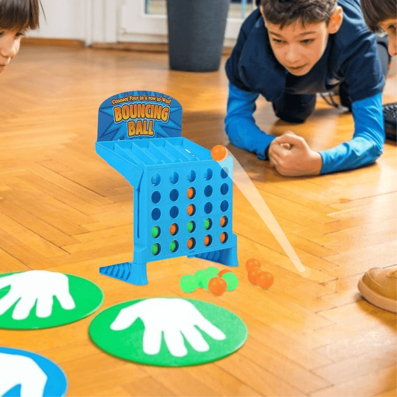 BounceGrid – 4 in eine Reihe Ballspiel für Kinder und Familien