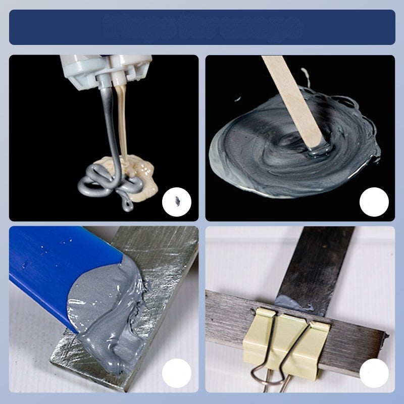 FixBond - Hitzebeständiger wasserfester Metallreparaturklebstoff für Risse und Spaltabdichtungen