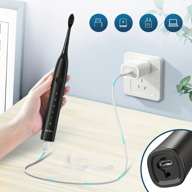 PearlBright – Elektrische Schallzahnbürste mit USB Ladefunktion