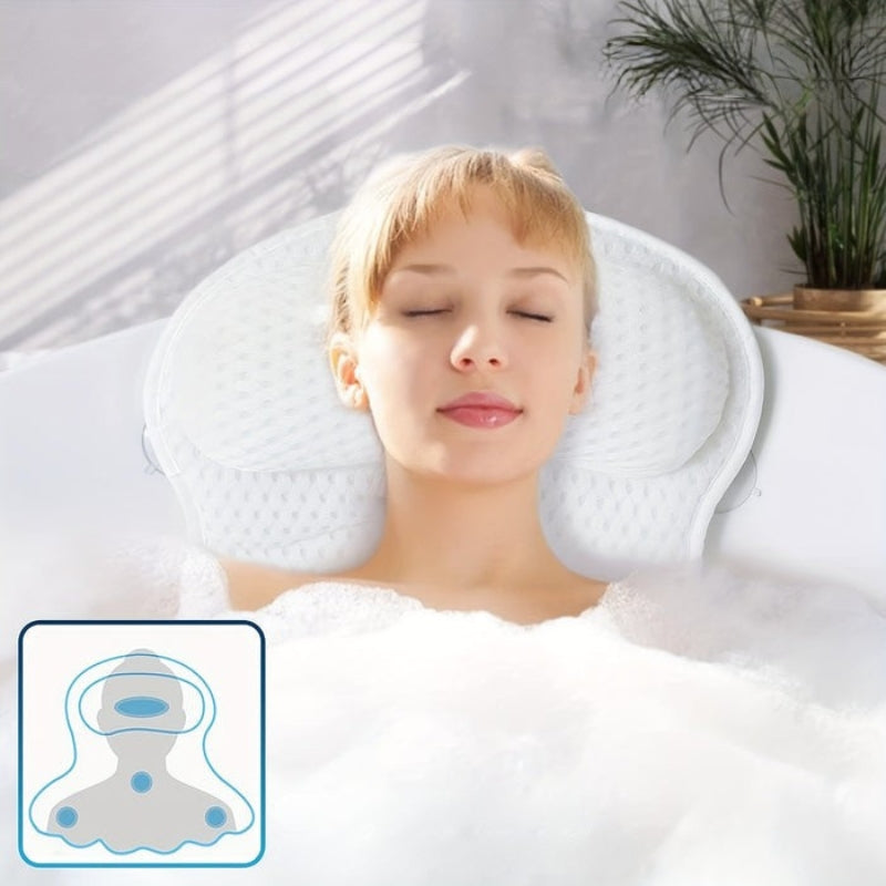 BathaLoom – Luxuriöses Badewannenkissen mit Nacken- und Rückenstütze