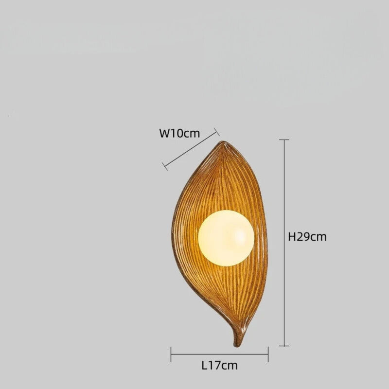 LeafGlow - Stilvolle LED Wandleuchte mit organischem Blattdesign