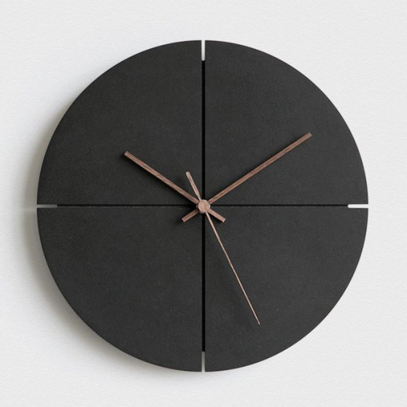 SilentSweep – Elegante Stiller Fegen Wanduhr für zeitlose Dekoration