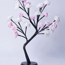 RoseAura – LED Rosenblütenbaumlampe mit flexiblen Zweigen und USB Stromversorgung