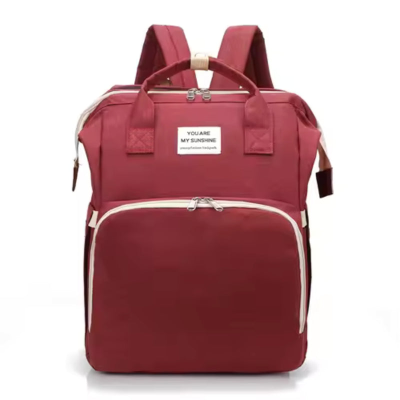 BabyNest - Tragbare Wickeltasche mit klappbarem Bett und organisierter Aufbewahrung